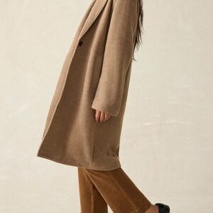 Faherty Classic Brown Overcoat